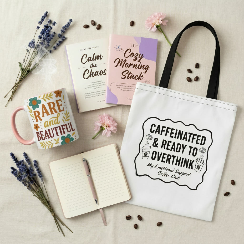 The Best Friend Bundle — Morning Mug +  Overthink Tote + 2 Life Changing Ebooks